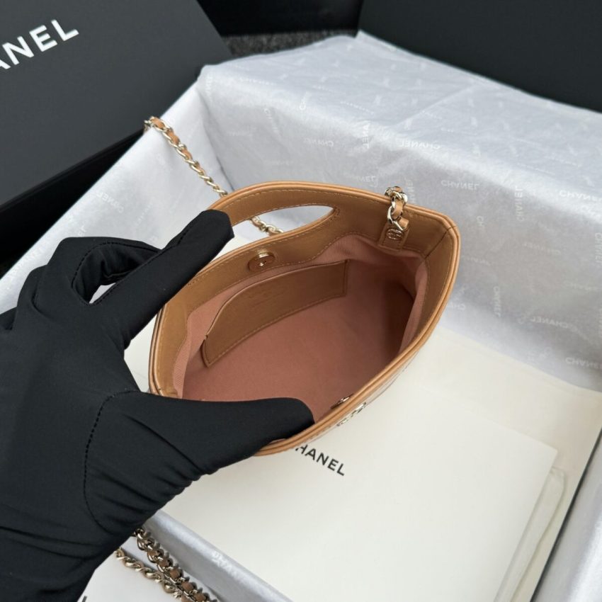 Replica CHANEL 24s Mini Horizontal Milk Tea 9 Replica CHANEL 24s Mini Horizontal Milk Tea - 1:1 designer replica handbag