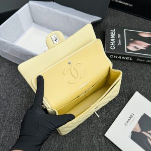 Replica CHANEL Classic Flap 25cm Yellow 2 Replica CHANEL Classic Flap 25cm Yellow - top-rated replica designer bag