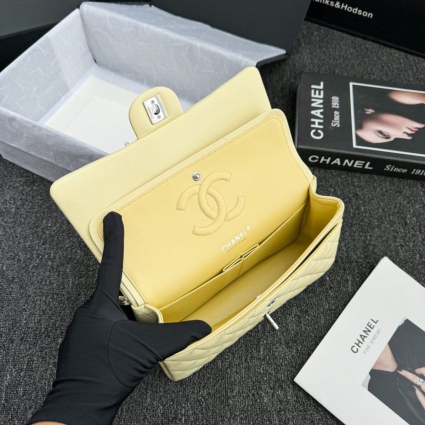 Replica CHANEL Classic Flap 25cm Yellow 2 Replica CHANEL Classic Flap 25cm Yellow - top-rated replica designer bag