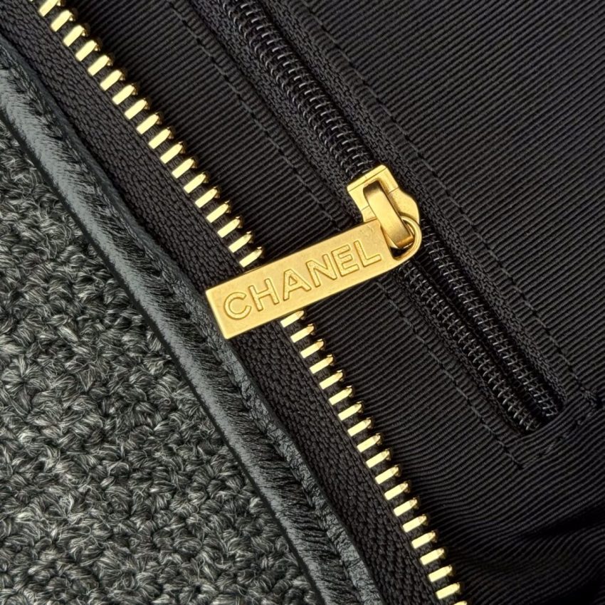 Replica CHANEL 24a Hobo Large Black 4 Replica CHANEL 24a Hobo Large Black - top-tier luxury replica shoulder bag