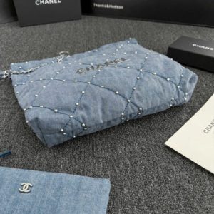 Replica CHANEL 22 Small Handbag Denim 4 Replica CHANEL 22 Small Handbag Denim - realistic designer-inspired fake bag