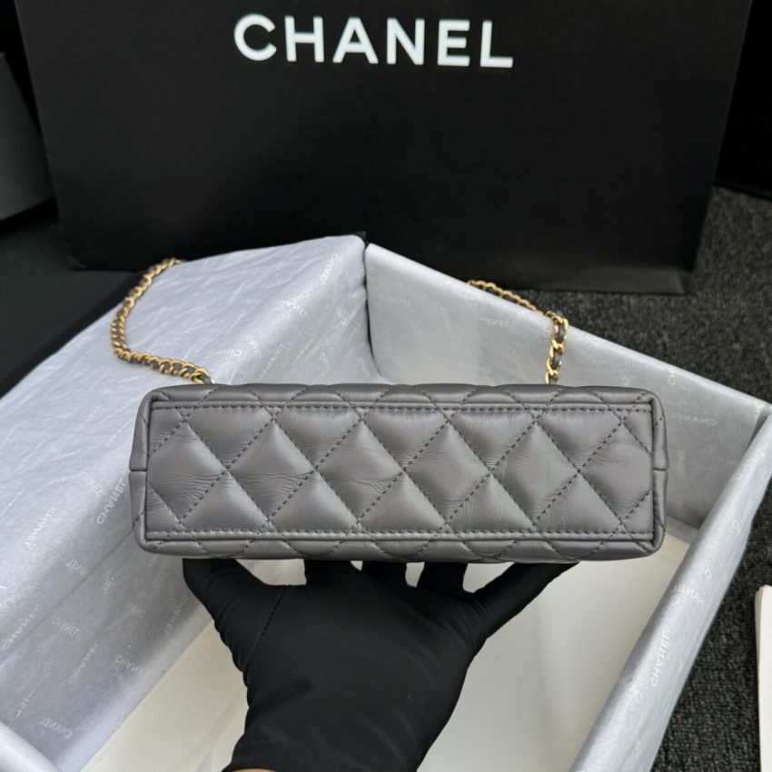 Replica CHANEL 23k Kelly Grey 3 Replica CHANEL 23k Kelly Grey - elite superclone designer purse