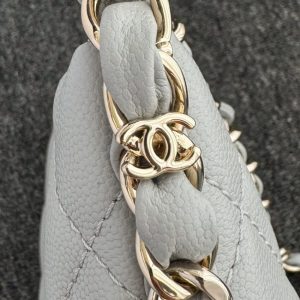 Replica CHANEL 24p Dumpling Bag Gray 8 Replica CHANEL 24p Dumpling Bag Gray - top-rated replica designer bag