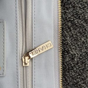 Replica CHANEL 24p Dumpling Bag Gray 6 Replica CHANEL 24p Dumpling Bag Gray - premium 1:1 fake handbag model