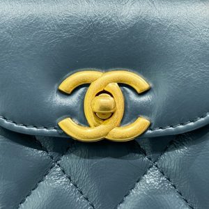 Replica CHANEL 23k Kelly Grey-Blue 4 Replica CHANEL 23k Kelly Grey-Blue - ultra-realistic fake designer tote