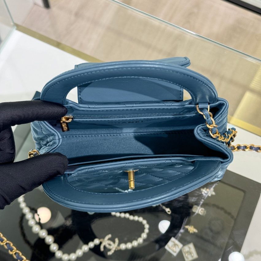 Replica CHANEL 23k Kelly Grey-Blue 5 Replica CHANEL 23k Kelly Grey-Blue - best quality luxury bag dupe