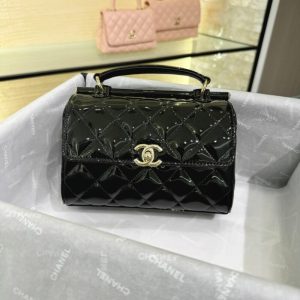 Replica CHANEL 23 Patent Box Bag 1 Replica CHANEL 23 Patent Box Bag - top-rated replica designer bag