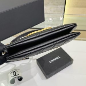 Replica CHANEL 24c Baguette Bag Black 3 Replica CHANEL 24c Baguette Bag Black - elite superclone designer purse