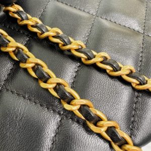 Replica CHANEL 24c Baguette Bag Black 7 Replica CHANEL 24c Baguette Bag Black - premium 1:1 fake handbag model