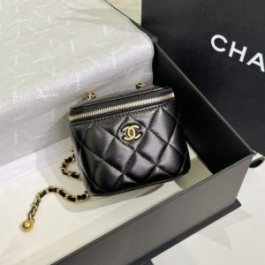 Replica CHANEL 23P Lipstick Ball Black 2 Replica CHANEL 23P Lipstick Ball Black - high-accuracy replica luxury purse
