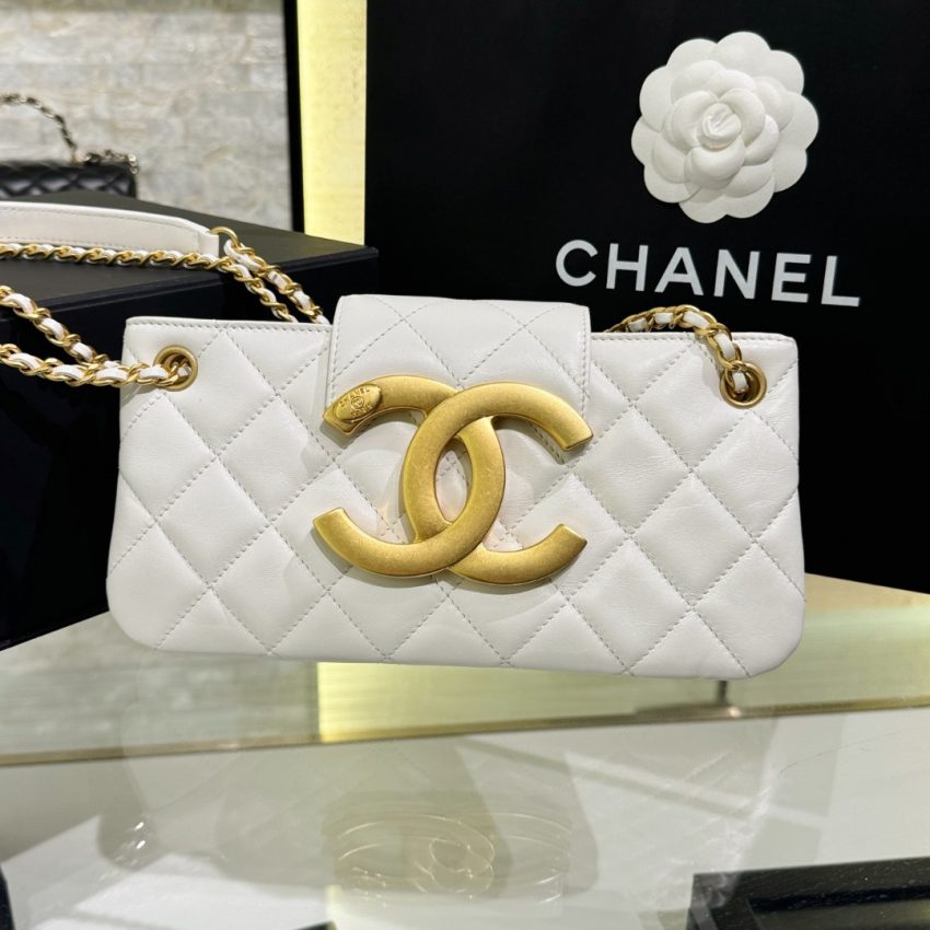 Replica CHANEL 24c Baguette Bag White 4 Replica CHANEL 24c Baguette Bag White - high-end fake designer purse