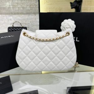 Replica CHANEL 24c Round Shoulder Bag White 3 Replica CHANEL 24c Round Shoulder Bag White - high-accuracy replica luxury purse