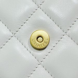 Replica CHANEL 24c Round Shoulder Bag White 7 Replica CHANEL 24c Round Shoulder Bag White - top-tier luxury replica shoulder bag