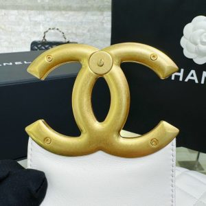 Replica CHANEL 24c Round Shoulder Bag White 12 Replica CHANEL 24c Round Shoulder Bag White - high-end fake designer purse