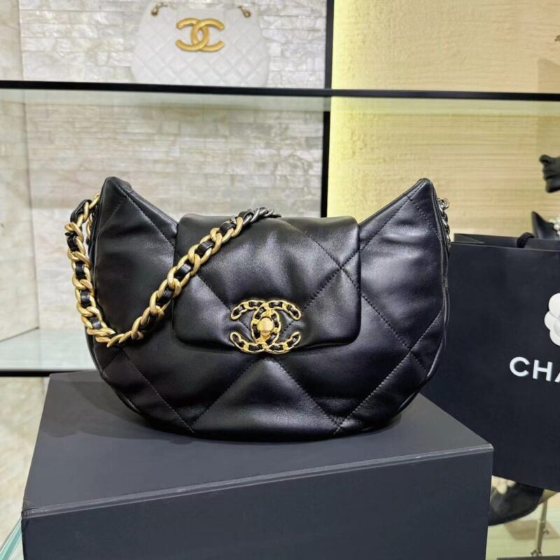 Replica CHANEL 24c Half Moon Bag 1 Replica CHANEL 24c Half Moon Bag - realistic designer-inspired fake bag