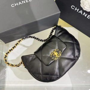 Replica CHANEL 24c Half Moon Bag 5 Replica CHANEL 24c Half Moon Bag - premium-grade designer purse dupe