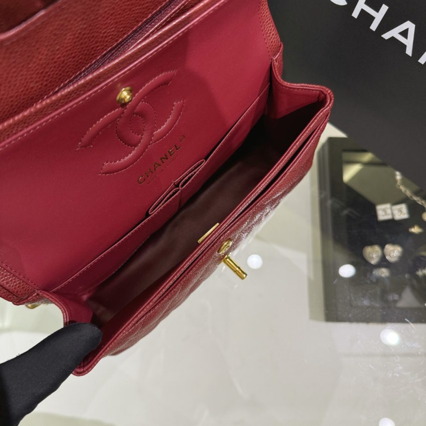 Replica CHANEL Classic Flap 23cm Red 3 Replica CHANEL Classic Flap 23cm Red - top-tier luxury replica shoulder bag