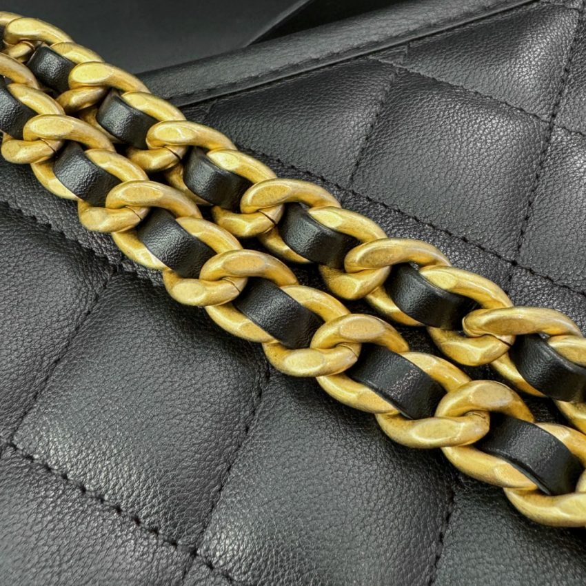Replica CHANEL 24s Hobo Black 4 Replica CHANEL 24s Hobo Black - best quality luxury bag dupe