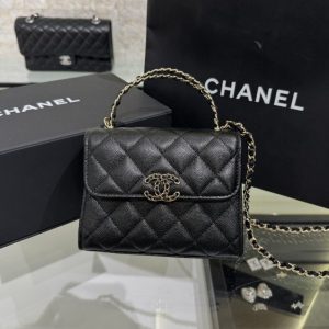 Replica CHANEL 23k Kelly Handle 1 Replica CHANEL 23k Kelly Handle - near-authentic luxury replica handbag