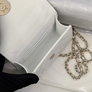 Replica CHANEL 23P Kelly Handle White 5 Replica CHANEL 23P Kelly Handle White - high-accuracy replica luxury purse