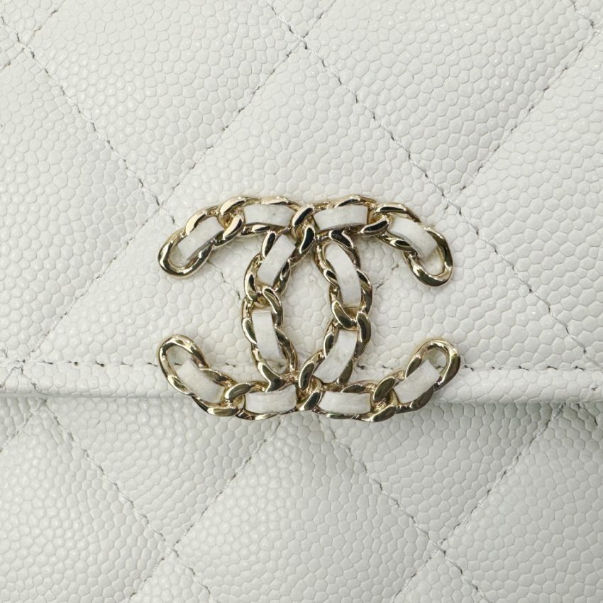 Replica CHANEL 23P Kelly Handle White 6 Replica CHANEL 23P Kelly Handle White - best quality luxury bag dupe