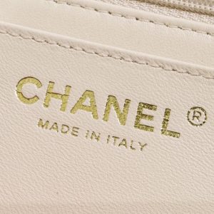 Replica CHANEL Classic Flap 20cm Beige 7 Replica CHANEL Classic Flap 20cm Beige - elite superclone designer purse