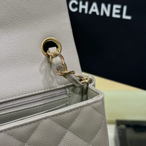 Replica CHANEL Classic Flap 20cm Gray 2 Replica CHANEL Classic Flap 20cm Gray - premium-grade designer purse dupe