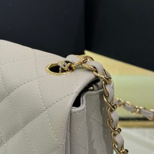 Replica CHANEL Classic Flap 20cm Gray 7 Replica CHANEL Classic Flap 20cm Gray - best-selling designer handbag dupe