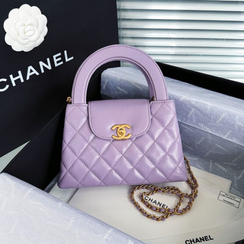 Replica CHANEL 23k Kelly Purple 1 Replica CHANEL 23k Kelly Purple - high-end fake designer purse