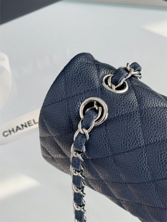 Replica CHANEL Classic Flap 25cm Dark Blue 2 Replica CHANEL Classic Flap 25cm Dark Blue - premium-grade designer purse dupe