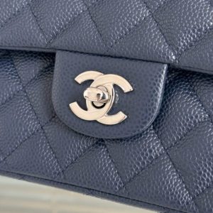 Replica CHANEL Classic Flap 25cm Dark Blue 6 Replica CHANEL Classic Flap 25cm Dark Blue - premium 1:1 fake handbag model