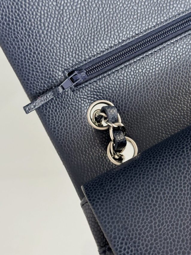 Replica CHANEL Classic Flap 25cm Dark Blue 3 Replica CHANEL Classic Flap 25cm Dark Blue - high-end fake designer purse
