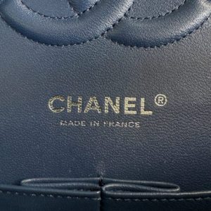 Replica CHANEL Classic Flap 25cm Dark Blue 5 Replica CHANEL Classic Flap 25cm Dark Blue - premium 1:1 fake handbag model