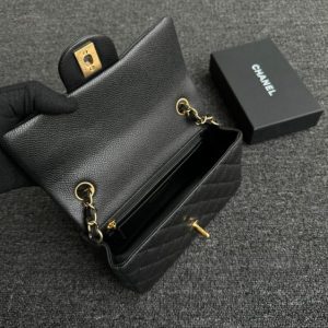 Replica CHANEL Classic Flap 20cm Black Caviar 7 Replica CHANEL Classic Flap 20cm Black Caviar - elite superclone designer purse