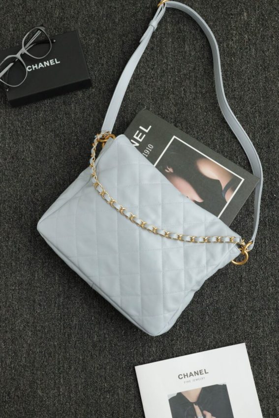 Replica CHANEL 24p Postman Small Light Blue 2 Replica CHANEL 24p Postman Small Light Blue - ultra-realistic fake designer tote