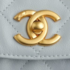 Replica CHANEL 24p Postman Small Light Blue 5 Replica CHANEL 24p Postman Small Light Blue - 1:1 designer replica handbag