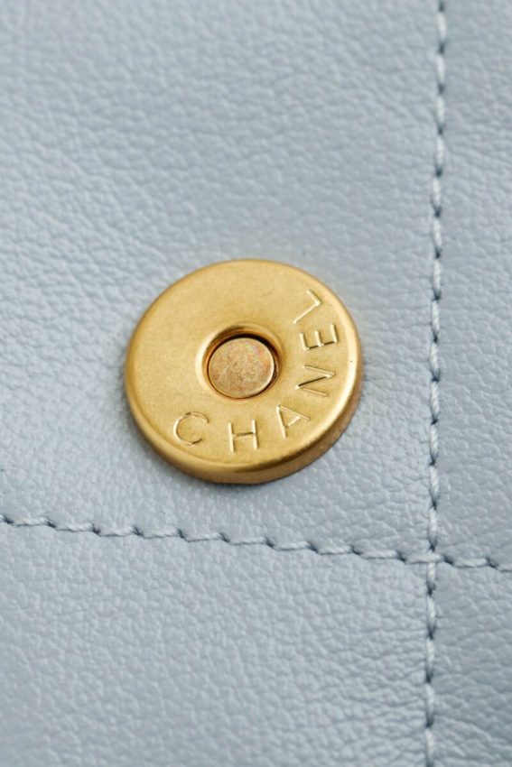 Replica CHANEL 24p Postman Small Light Blue 7 Replica CHANEL 24p Postman Small Light Blue - near-authentic luxury replica handbag