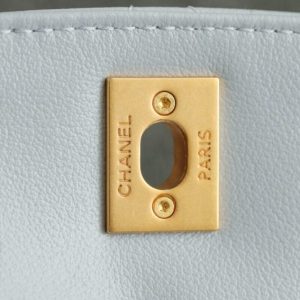 Replica CHANEL 24p Postman Small Light Blue 8 Replica CHANEL 24p Postman Small Light Blue - high-quality designer bag clone