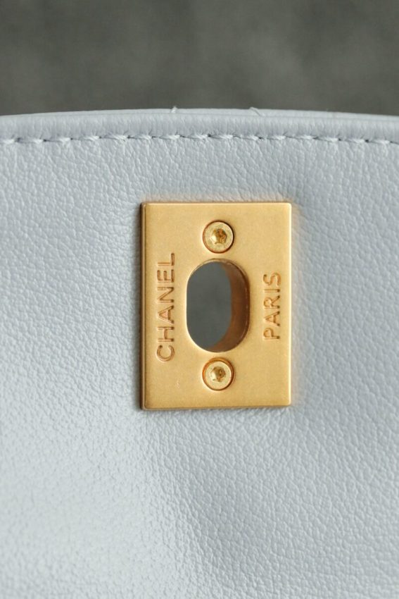 Replica CHANEL 24p Postman Small Light Blue 8 Replica CHANEL 24p Postman Small Light Blue - high-quality designer bag clone