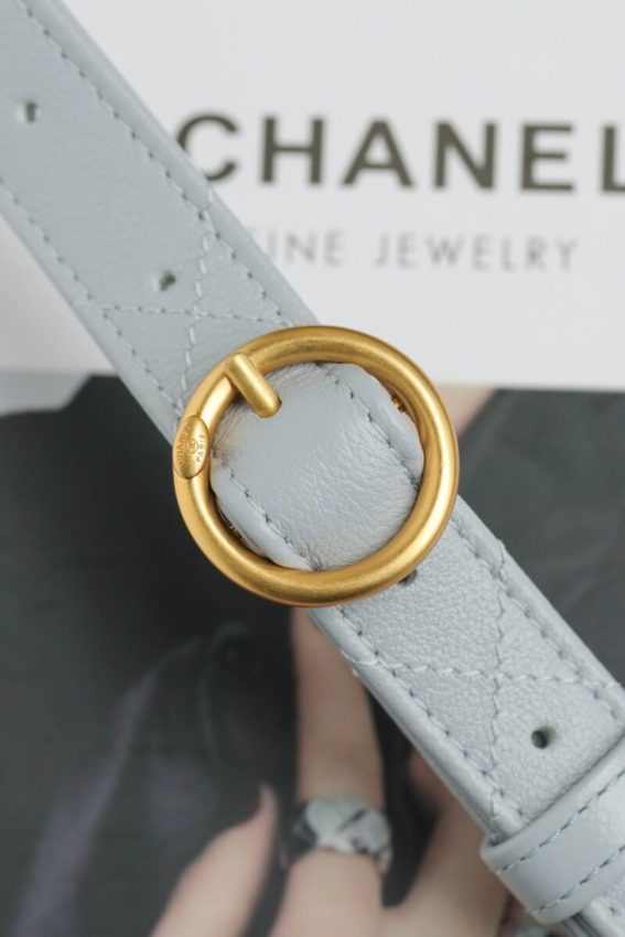 Replica CHANEL 24p Postman Small Light Blue 12 Replica CHANEL 24p Postman Small Light Blue - high-end fake designer purse