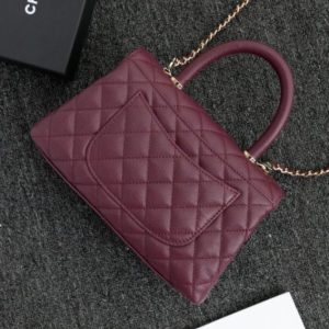 Replica CHANEL 23P Coco Burgundy 2 Replica CHANEL 23P Coco Burgundy - top-tier luxury replica shoulder bag