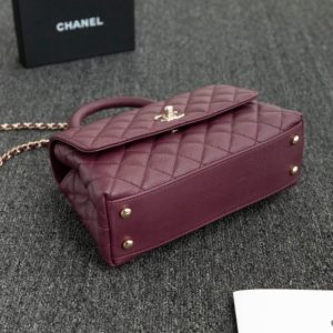 Replica CHANEL 23P Coco Burgundy 4 Replica CHANEL 23P Coco Burgundy - near-authentic luxury replica handbag