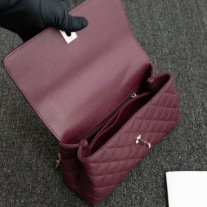Replica CHANEL 23P Coco Burgundy 5 Replica CHANEL 23P Coco Burgundy - near-authentic luxury replica handbag