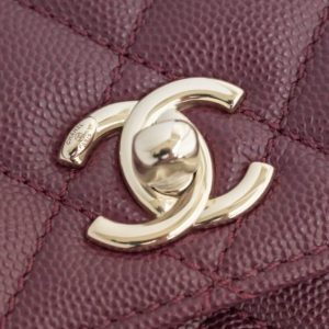 Replica CHANEL 23P Coco Burgundy 6 Replica CHANEL 23P Coco Burgundy - elite superclone designer purse