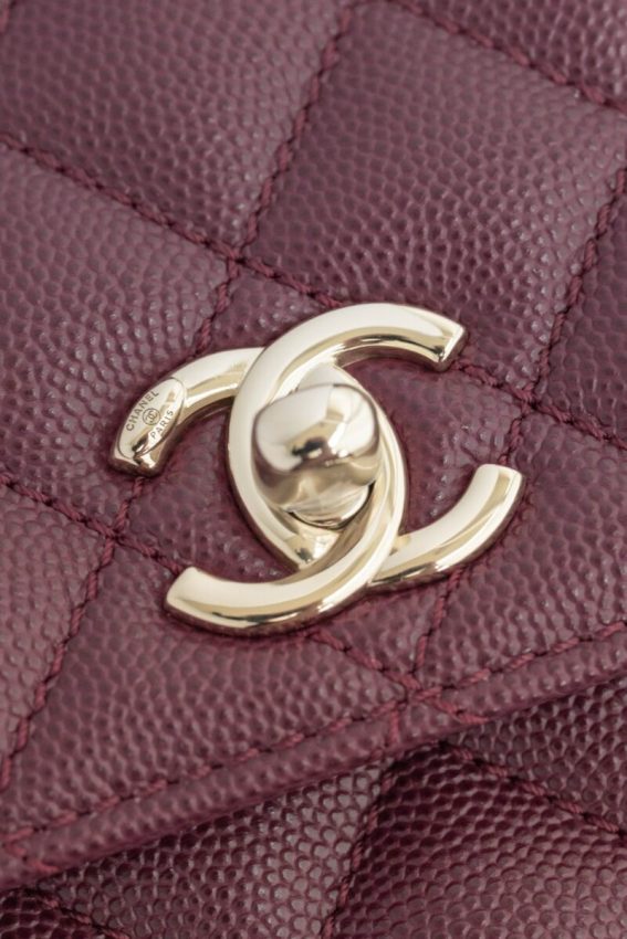 Replica CHANEL 23P Coco Burgundy 6 Replica CHANEL 23P Coco Burgundy - elite superclone designer purse