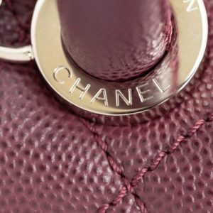 Replica CHANEL 23P Coco Burgundy 8 Replica CHANEL 23P Coco Burgundy - premium 1:1 fake handbag model