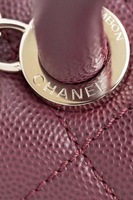 Replica CHANEL 23P Coco Burgundy 8 Replica CHANEL 23P Coco Burgundy - premium 1:1 fake handbag model