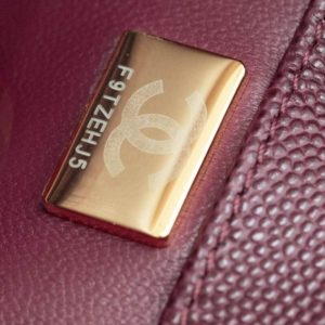 Replica CHANEL 23P Coco Burgundy 9 Replica CHANEL 23P Coco Burgundy - 1:1 designer replica handbag