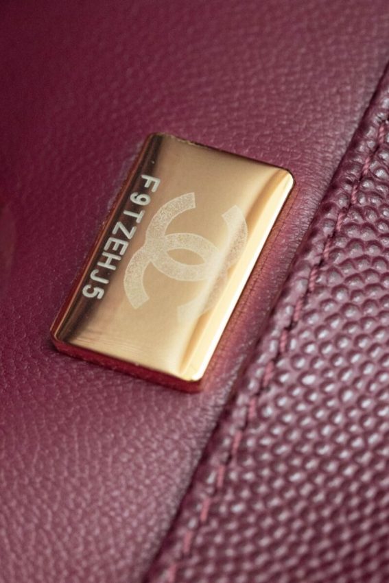Replica CHANEL 23P Coco Burgundy 9 Replica CHANEL 23P Coco Burgundy - 1:1 designer replica handbag