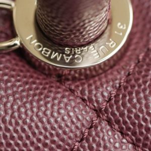 Replica CHANEL 23P Coco Burgundy 12 Replica CHANEL 23P Coco Burgundy - 1:1 designer replica handbag
